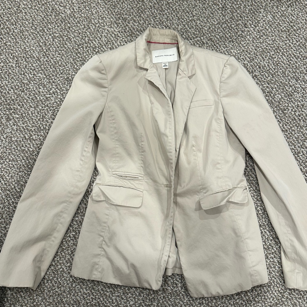 Banana Republic Beige Blazer